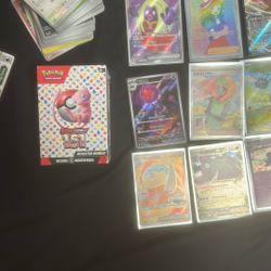 151 booster bundle and some raw cards