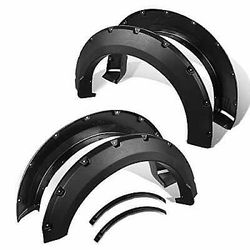 Open Box fender flares for 15-18 Ford f-150 w/rivets 4pcsw sidewheel bengala de guardabarros