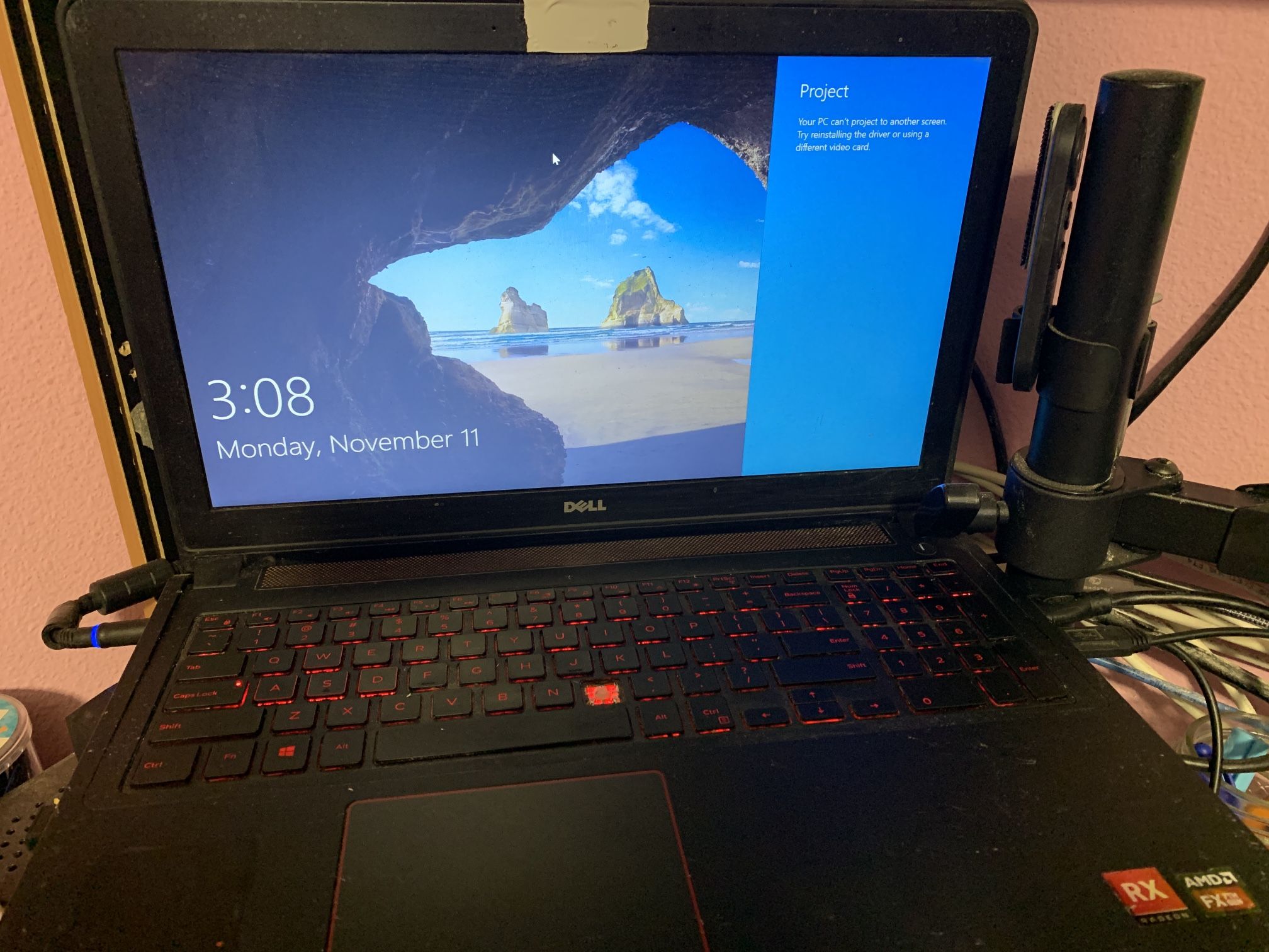 DELL 15-5576 AMD FX-9830P radeon R7, 12GB RAM laptop