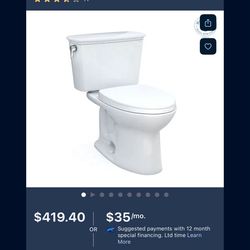 TOTO Drake Cotton Elongated Standard height Soft Close 2-piece Toilet 12-in Rough-In WaterSense 1.28 GPF