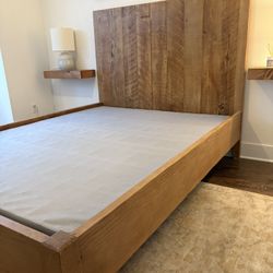 Queen Bed Frame - Reclaimed Wood 
