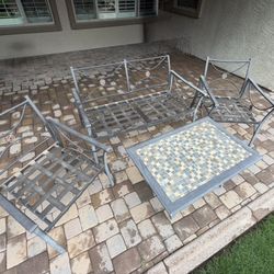 Metal Patio Furniture Set