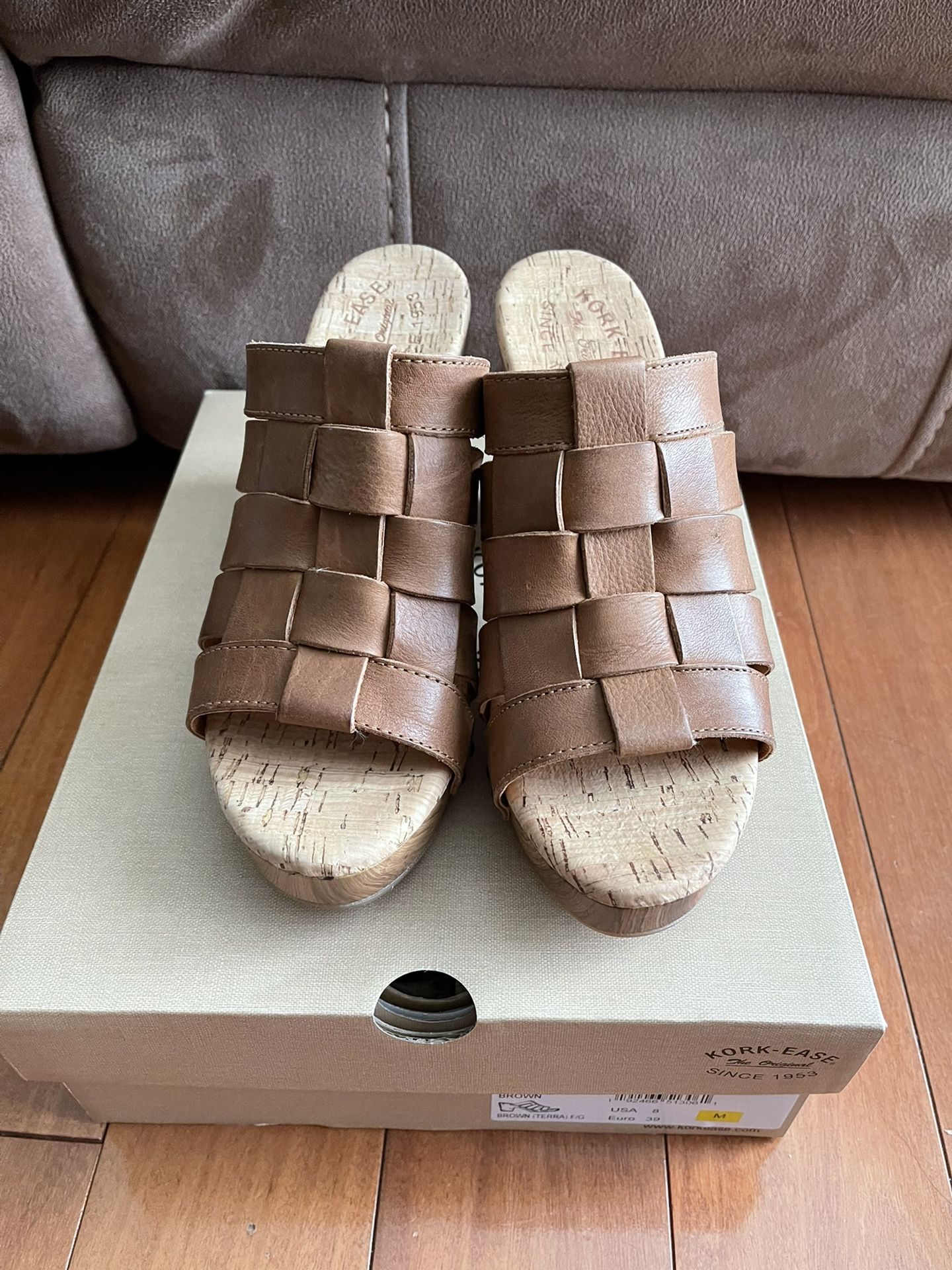 New Kork Ease Brown Size 8