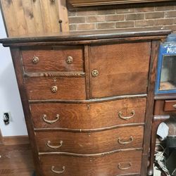 Old Dresser With Key
