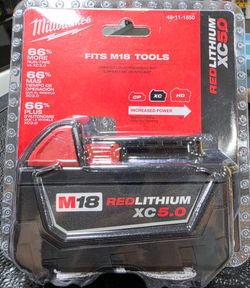 Milwaukee m18 5ah battery