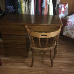 Vintage Wooden Desk