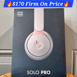 🔥Beats Solo Pro Wireless NC🔥100% Original🔥$170 Firm On Price🔥 New Sealed