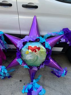 Little mermaid Ariel star bola piñata