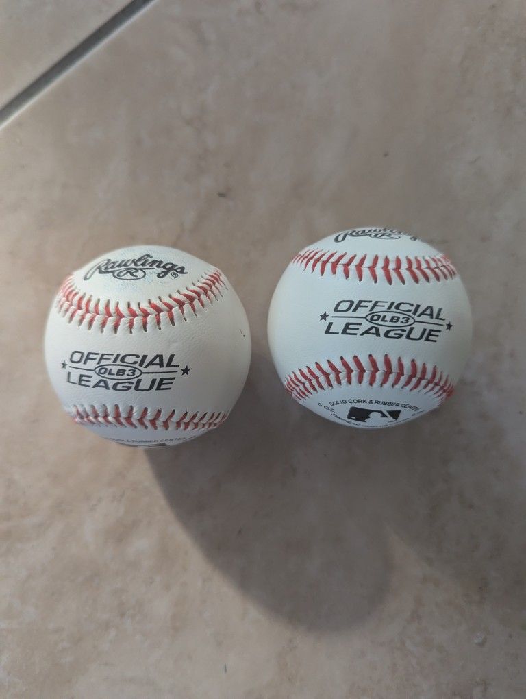2 Baseballs, Pick Up Moreno Valley