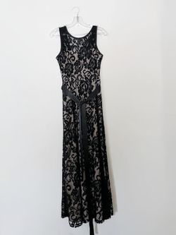 Floral Lace Dress, Elegant Maxi Dress 