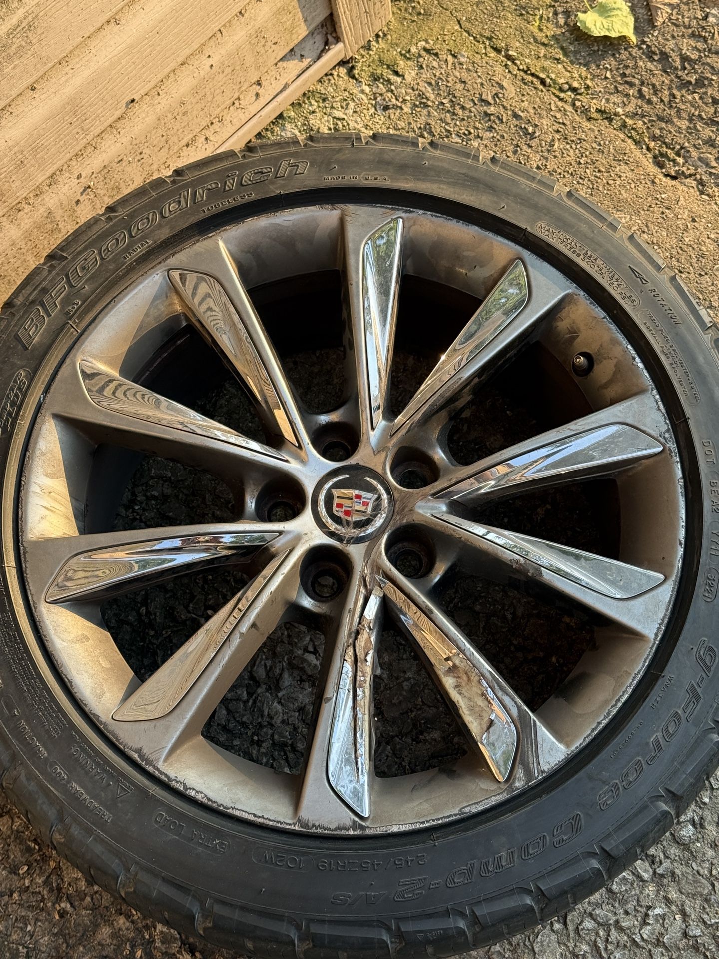 Cadillac Wheel, Rim And Tire (SEND OFFER)