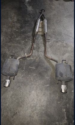 infinity g37 muffler whole thing