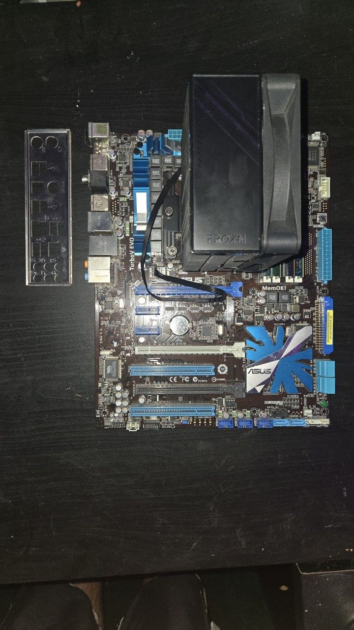 CPU Motherboard RAM combo With Cooler