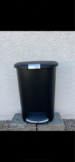 Simplehuman Kitchen 13 Gallon Trash Can With Secure Slide Lock Lid