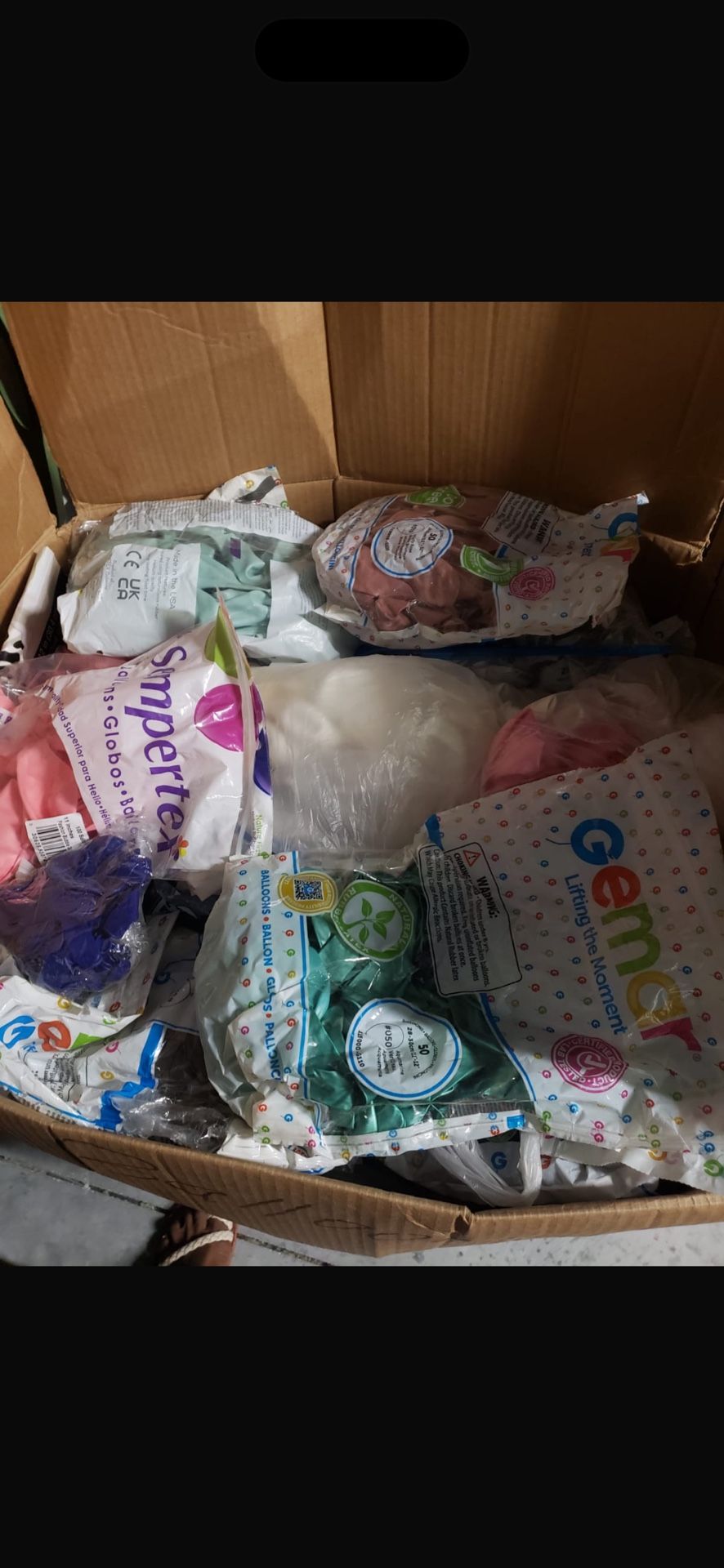 Box Full Of Ballons