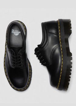 8053 LEATHER PLATFORM CASUAL SHOES $75