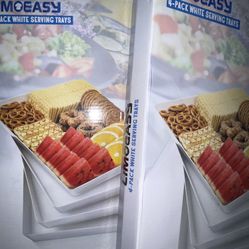 4 Pack Serving Trays 