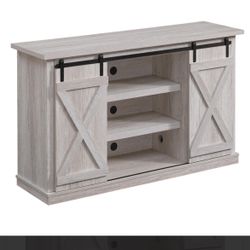 Barn Door Tv Stand Still In Box Brand New No Damage 