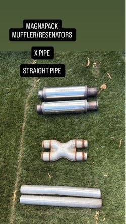 MagnaFlow Mufflers, X Pipe & Straight Pipes Set