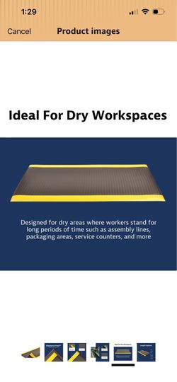 Brand new Notrax anti fatigue floor mats 4’x12’