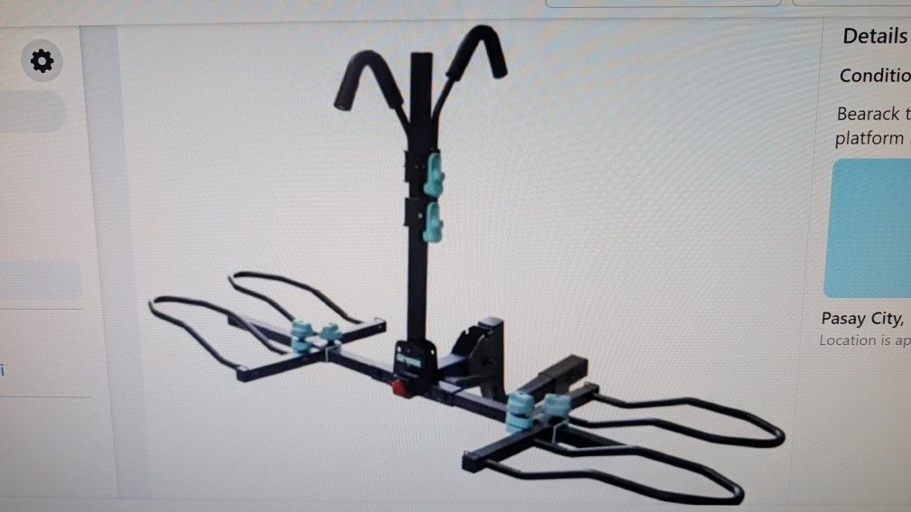 Bike Rack With 2-in Hitch For Two E-bikes Or One