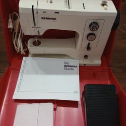 Vintage Bernina 830 Record Sewing Machine +Case/Manual RUNS GREAT