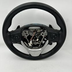2014 to  2019Toyota Corolla steering wheel   leather black  OEM