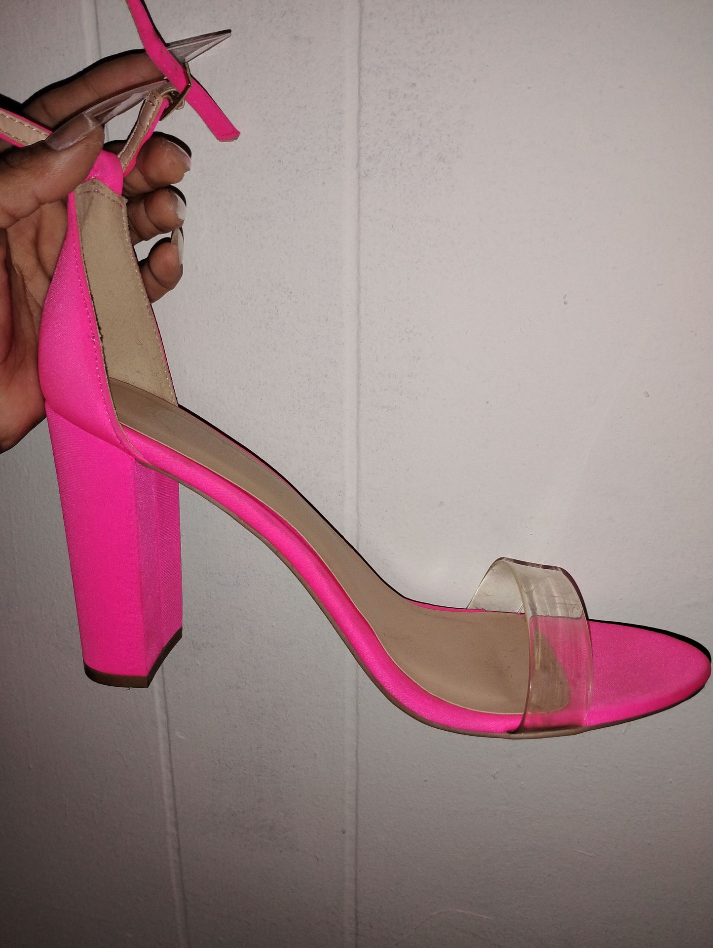 Pink heels