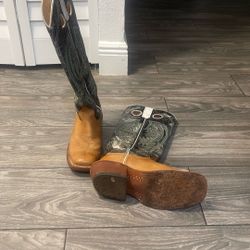 Genuine Leather Anderson Cowboy Boots 