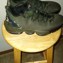Olive Green Lebron 16