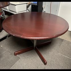 Round Lunch Table Solid Wood