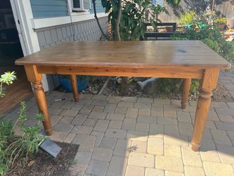 Solid Wood Farm Table Made in Italy