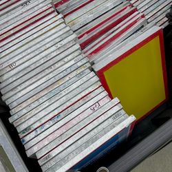 Silk screens. Screen printing