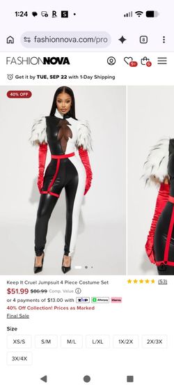 Cruella De Vil Halloween costume