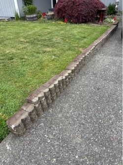 Free concrete, scalloped edgers