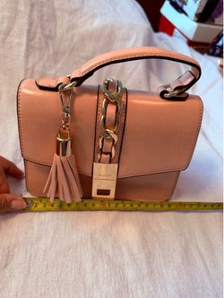 Pink small ALDO ladies purse with addtl strap