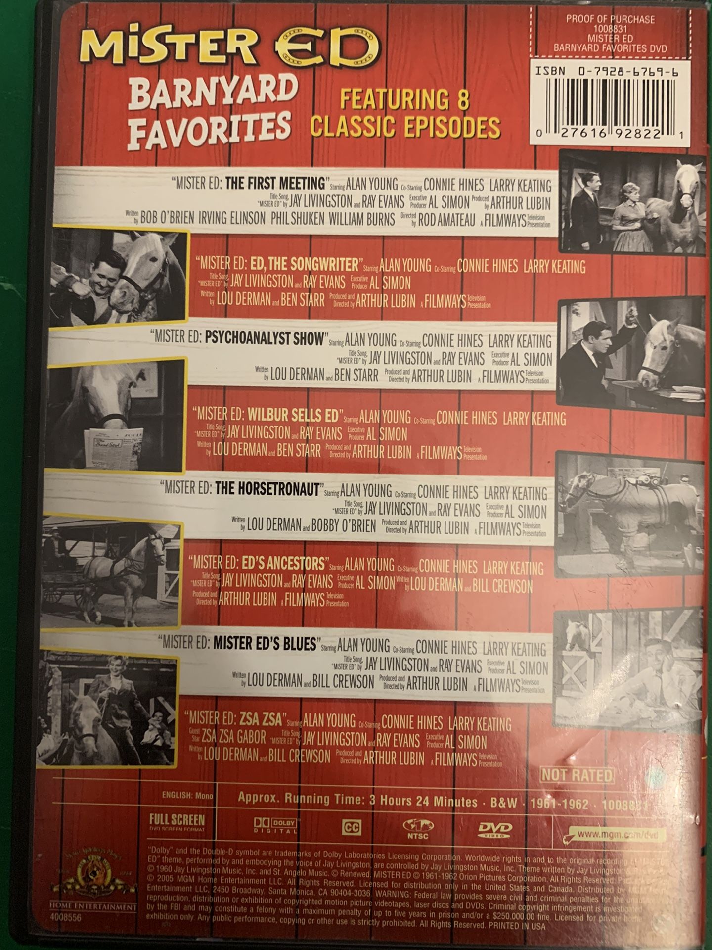 MISTER ED Barnyard Favorites (DVD) for Sale in Coppell, TX - OfferUp