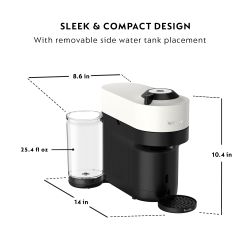 Nespresso Vertuo POP+ by Breville – White (Coffee & Espresso Machine)
