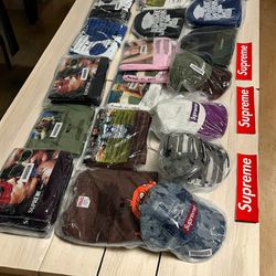 Supreme Summer & Spring Clothes / Tees & Hats 