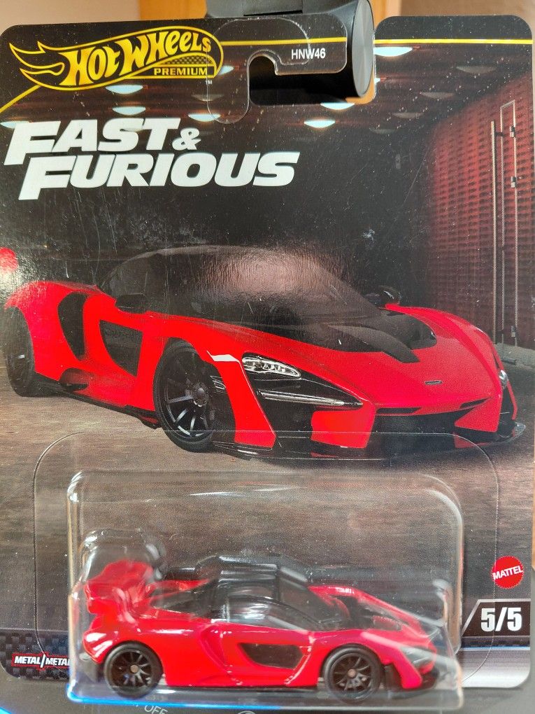 Hot Wheels Premium Fast & Furious McLaren Senna (HNW46) β New, Sealed, Collector