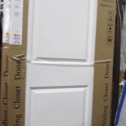 Contractors Wardrobe 60 in. x 81 in. Wilmington White Closet Door