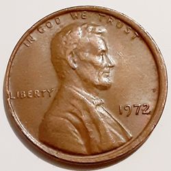 1972 No Mint Mark Penny/ERRORS 