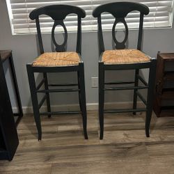 Set Of Two Pottery Barn Counter Stools 