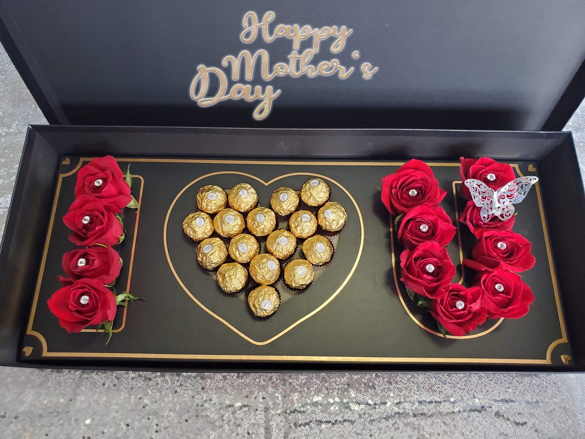 Roses & Strawberry Cocholate Cover Bouquet