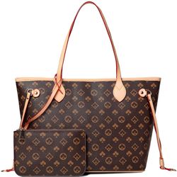 Handbags for Women Tote Large Purses Top Handle Satchel Bags Leather Shoulder Purse 2 Sets with Small Wallet