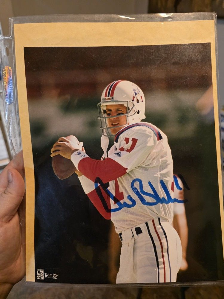Drew Bledsoe Signed Photo