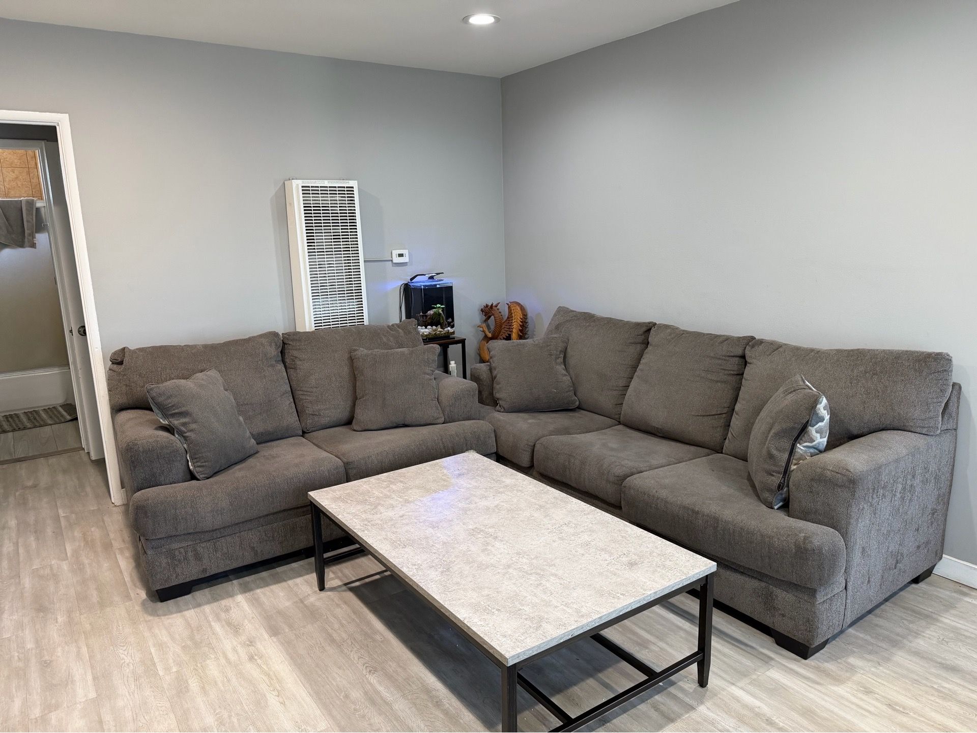 Two Sofa with coffee table