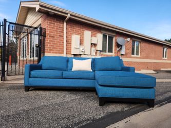 Jonathan Louis Pacific Blue Reversible Chaise Sectional *Delivery Available*
