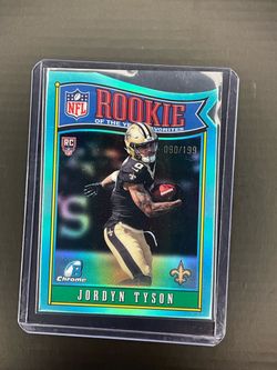 Jordyn Tyson Bowman Chrome RC NFL Rookie Card 090/199