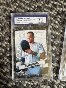 Aaron Judge 2024 Leaf Prized Legend #29 CCG Gem Mint 10